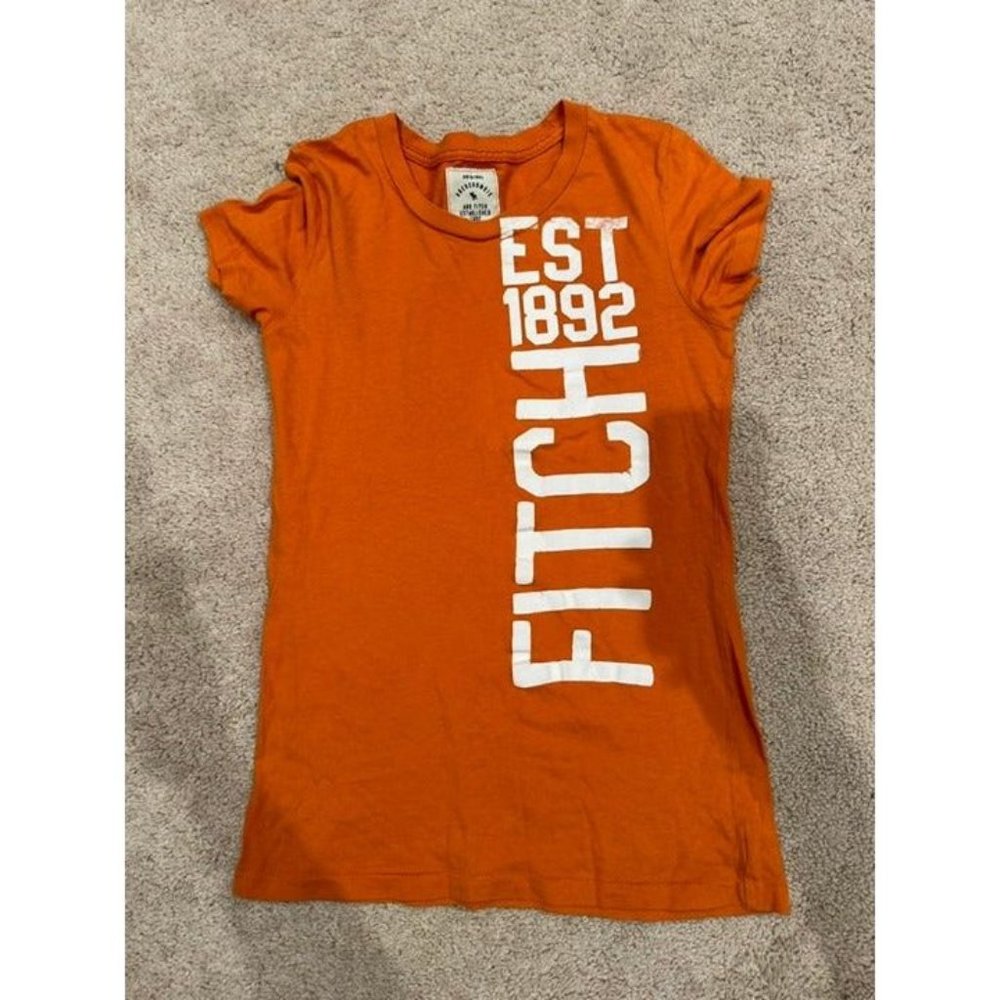 Orange Abecrombie and Fitch Tee